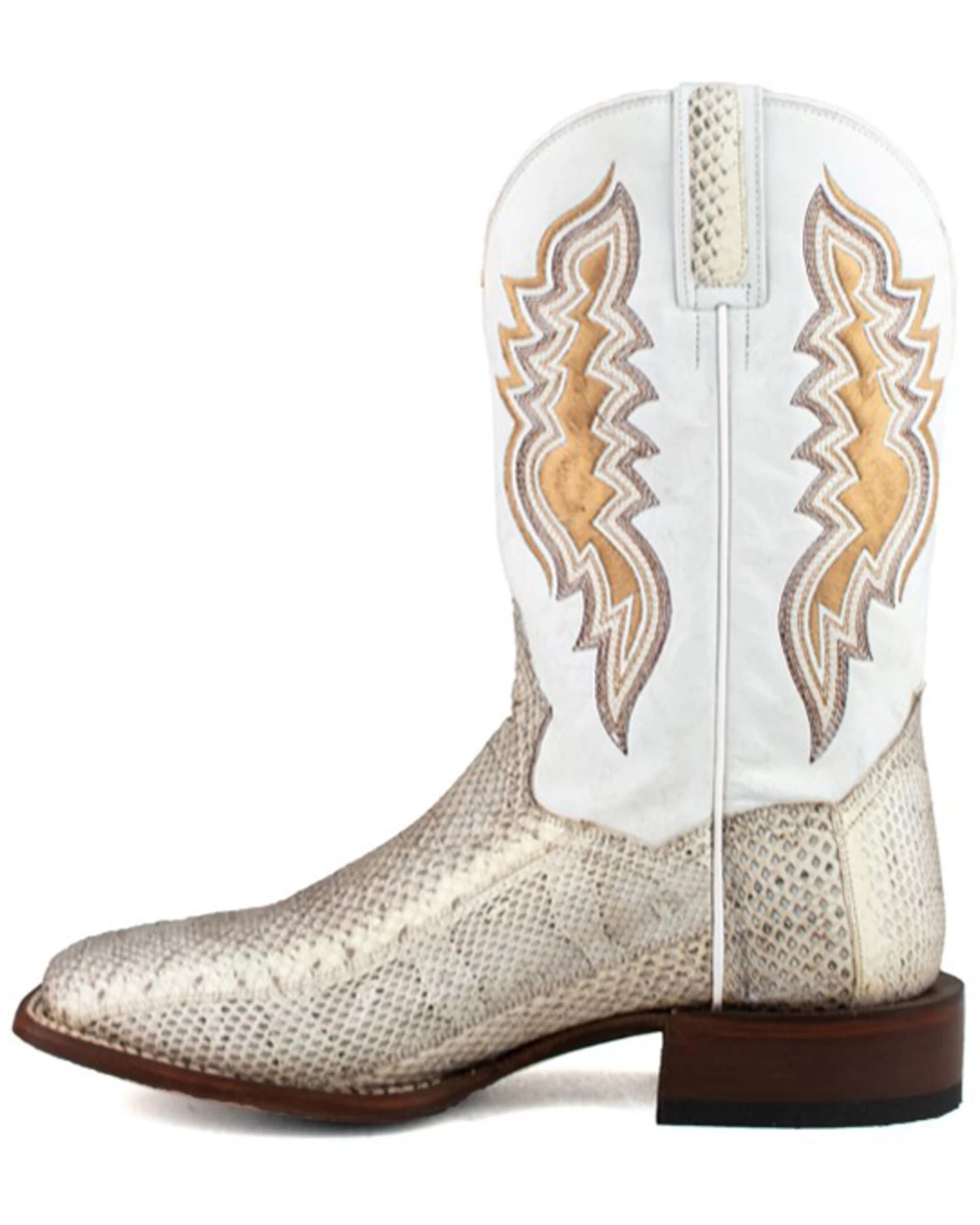 Dan Post Men's Exotic Water Snake Western Boots - Broad Square Toe 5 Dan Post Men's Exotic Water Snake Western Boots - Broad Square Toe - Image 3