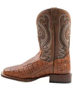 Dan Post Men's Exotic Caiman Western Boots - Broad Square Toe -Best Cowboy Boot Store 2000370753 235 P3