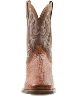 Dan Post Men's Exotic Caiman Western Boots - Broad Square Toe -Best Cowboy Boot Store 2000370753 235 P4
