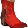 Corral Women's Fringe Harness & Star Studded Booties - Round Toe -Best Cowboy Boot Store 2000370791 600 P1
