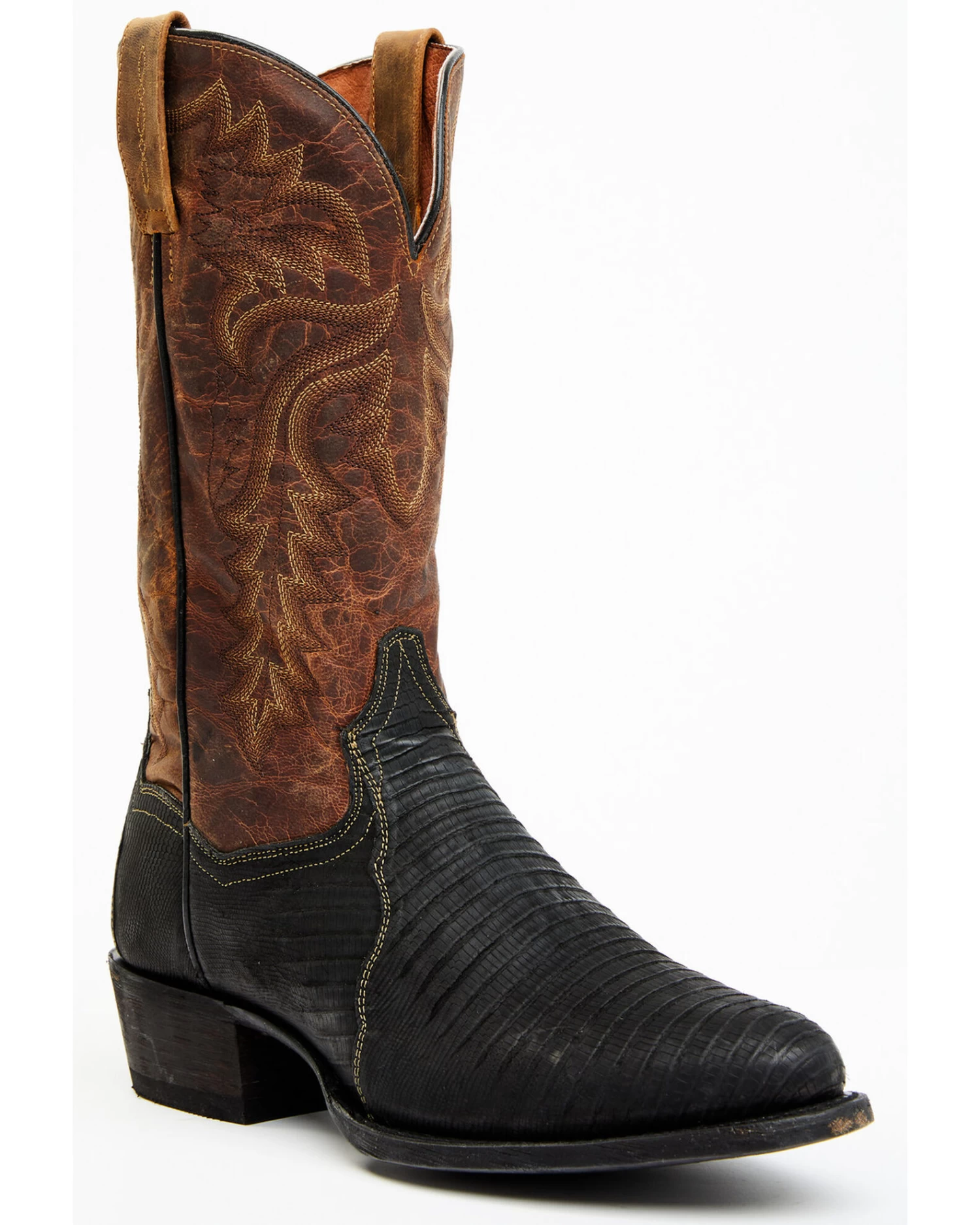 Dan Post Men's Winston Exotic Teju Lizard Western Boots - Medium Toe 3 Dan Post Men's Winston Exotic Teju Lizard Western Boots - Medium Toe