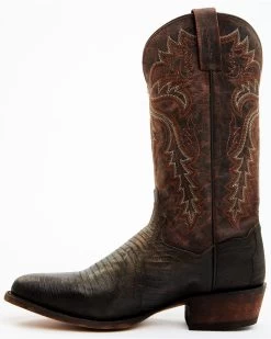 Dan Post Men's Exotic Teju Lizard Leather Tall Western Boots - Round Toe -Best Cowboy Boot Store 2000371050 201 P3