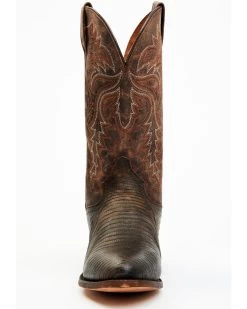 Dan Post Men's Exotic Teju Lizard Leather Tall Western Boots - Round Toe -Best Cowboy Boot Store 2000371050 201 P4