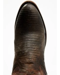 Dan Post Men's Exotic Teju Lizard Leather Tall Western Boots - Round Toe -Best Cowboy Boot Store 2000371050 201 P6