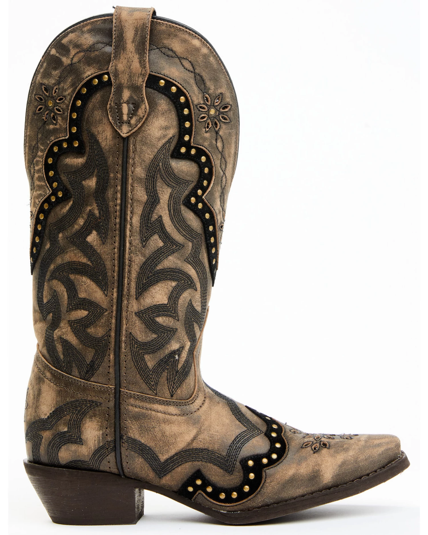 Laredo Women's Skyla Floral Studded Western Performance Boots - Snip Toe 4 Laredo Women's Skyla Floral Studded Western Performance Boots - Snip Toe - Image 2