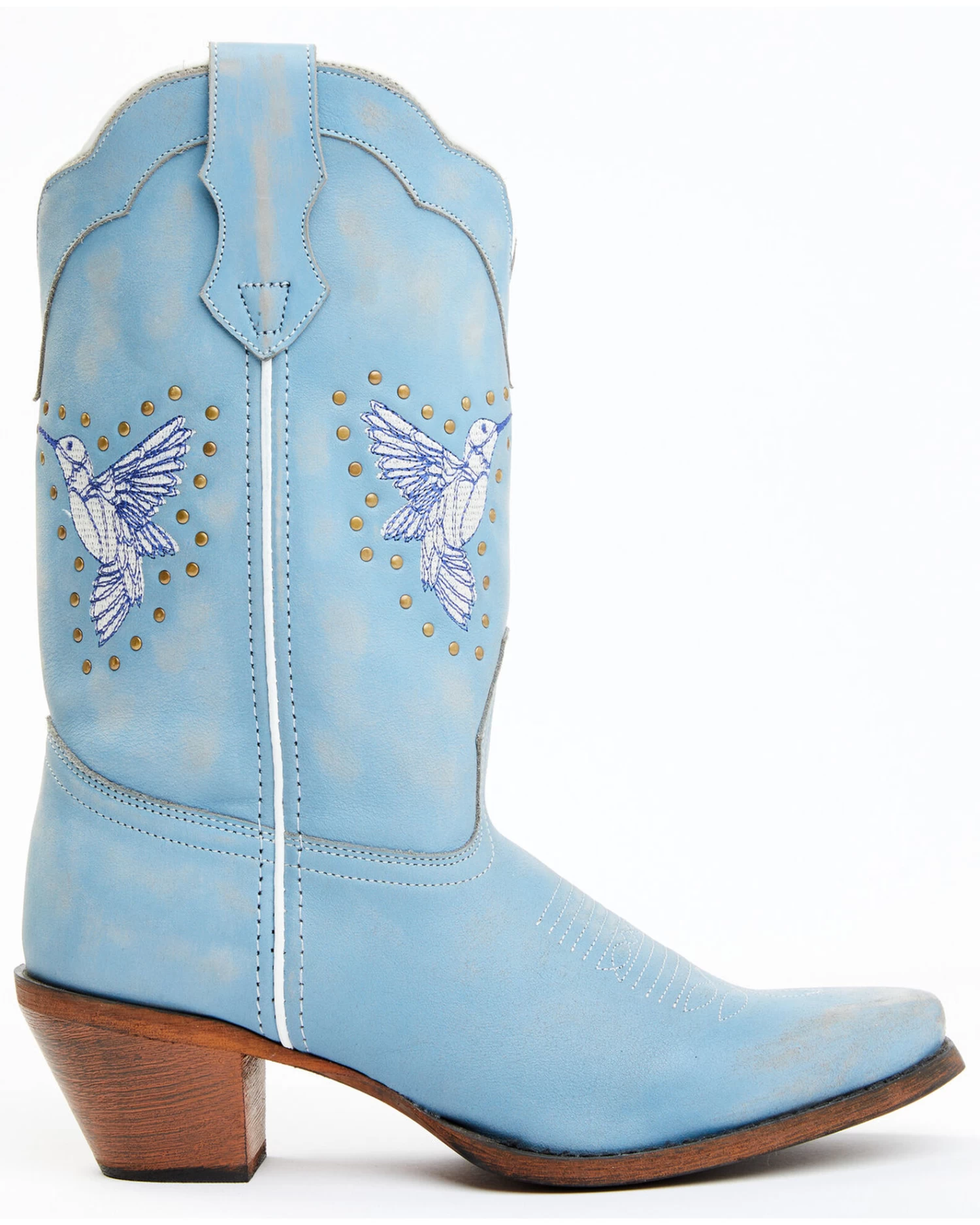 Laredo Women's Joy 11" Hummingbird Embroidered Western Boot - Square Toe 4 Laredo Women's Joy 11" Hummingbird Embroidered Western Boot - Square Toe - Image 2