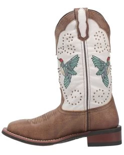 Laredo Women's 11" Hummingbird Embroidered Studded Western Performance Boots - Broad Square Toe 11 Laredo Women's 11" Hummingbird Embroidered Studded Western Performance Boots - Broad Square Toe -Best Cowboy Boot Store 2000371079 100 P3