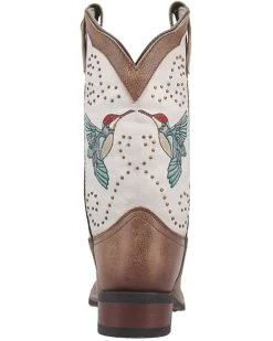 Laredo Women's 11" Hummingbird Embroidered Studded Western Performance Boots - Broad Square Toe 13 Laredo Women's 11" Hummingbird Embroidered Studded Western Performance Boots - Broad Square Toe -Best Cowboy Boot Store 2000371079 100 P5
