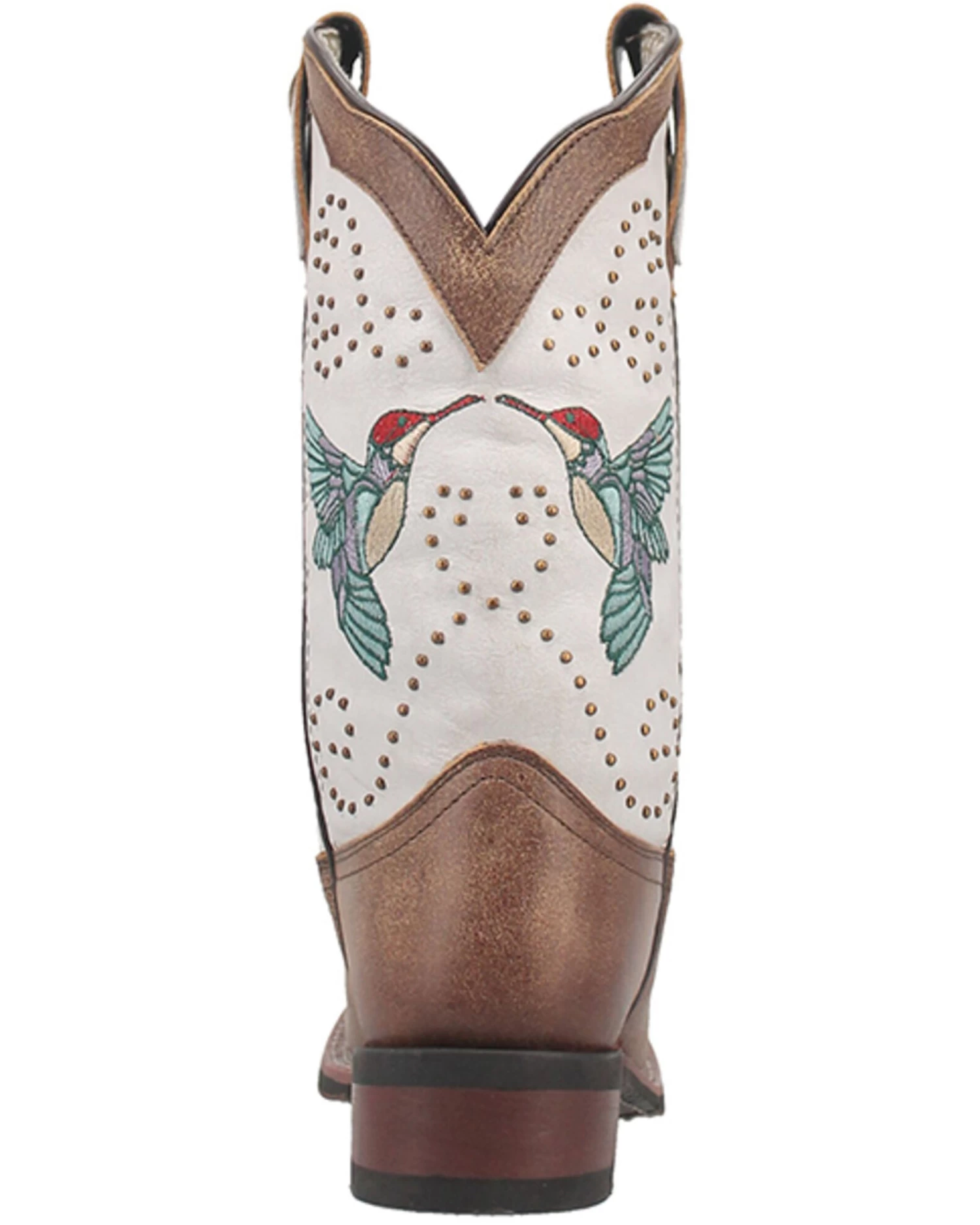 Laredo Women's 11" Hummingbird Embroidered Studded Western Performance Boots - Broad Square Toe 7 Laredo Women's 11" Hummingbird Embroidered Studded Western Performance Boots - Broad Square Toe - Image 5