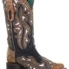 Corral Women's Metallic Inlay Embroidered Tall Western Boots - Square Toe -Best Cowboy Boot Store 2000371778 933 P1