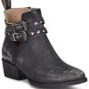 Corral Women's Studded Harness Booties - Round Toe