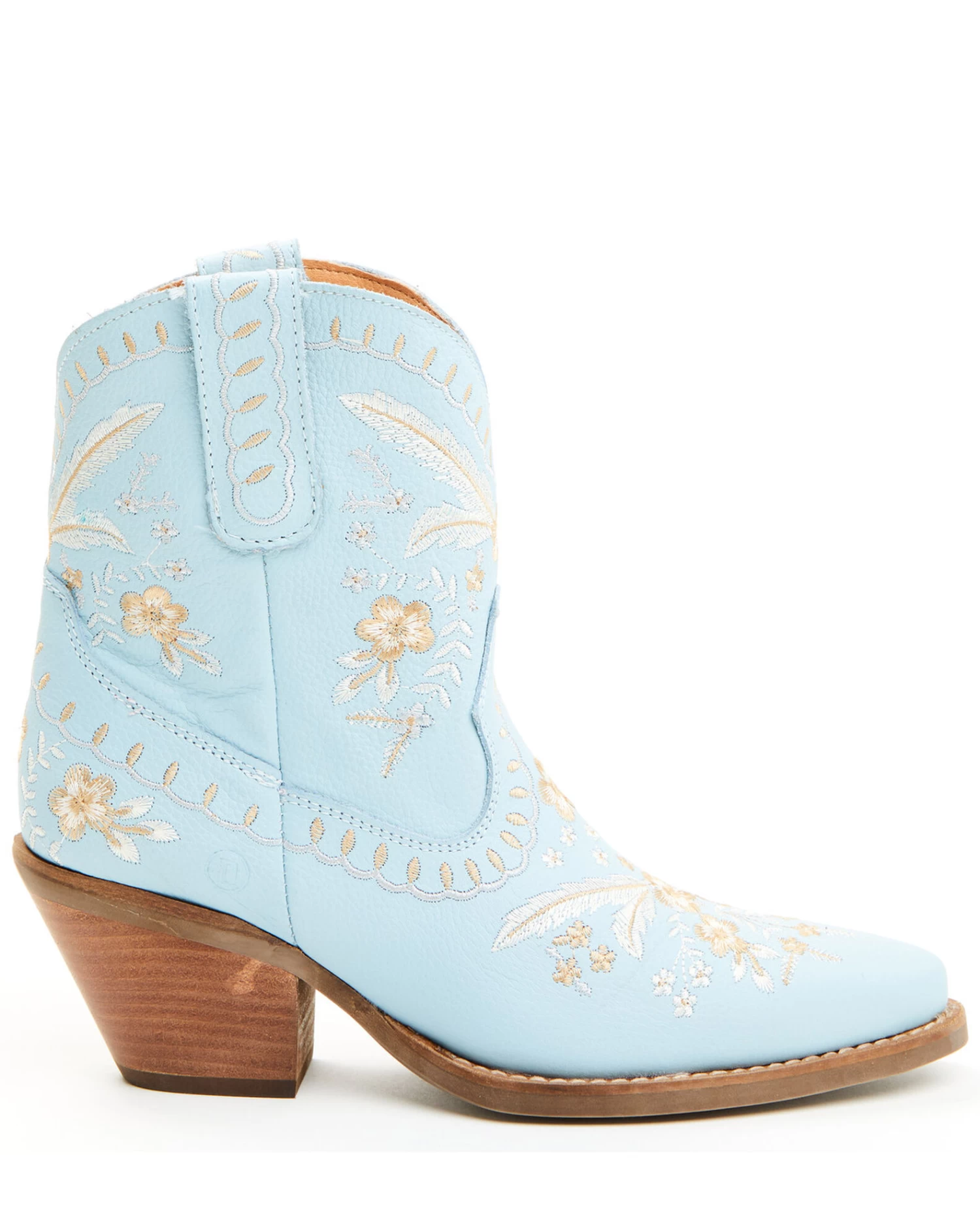 Dingo Women's Primrose Embroidered Leather Western Fashion Booties - Snip Toe 4 Dingo Women's Primrose Embroidered Leather Western Fashion Booties - Snip Toe - Image 2
