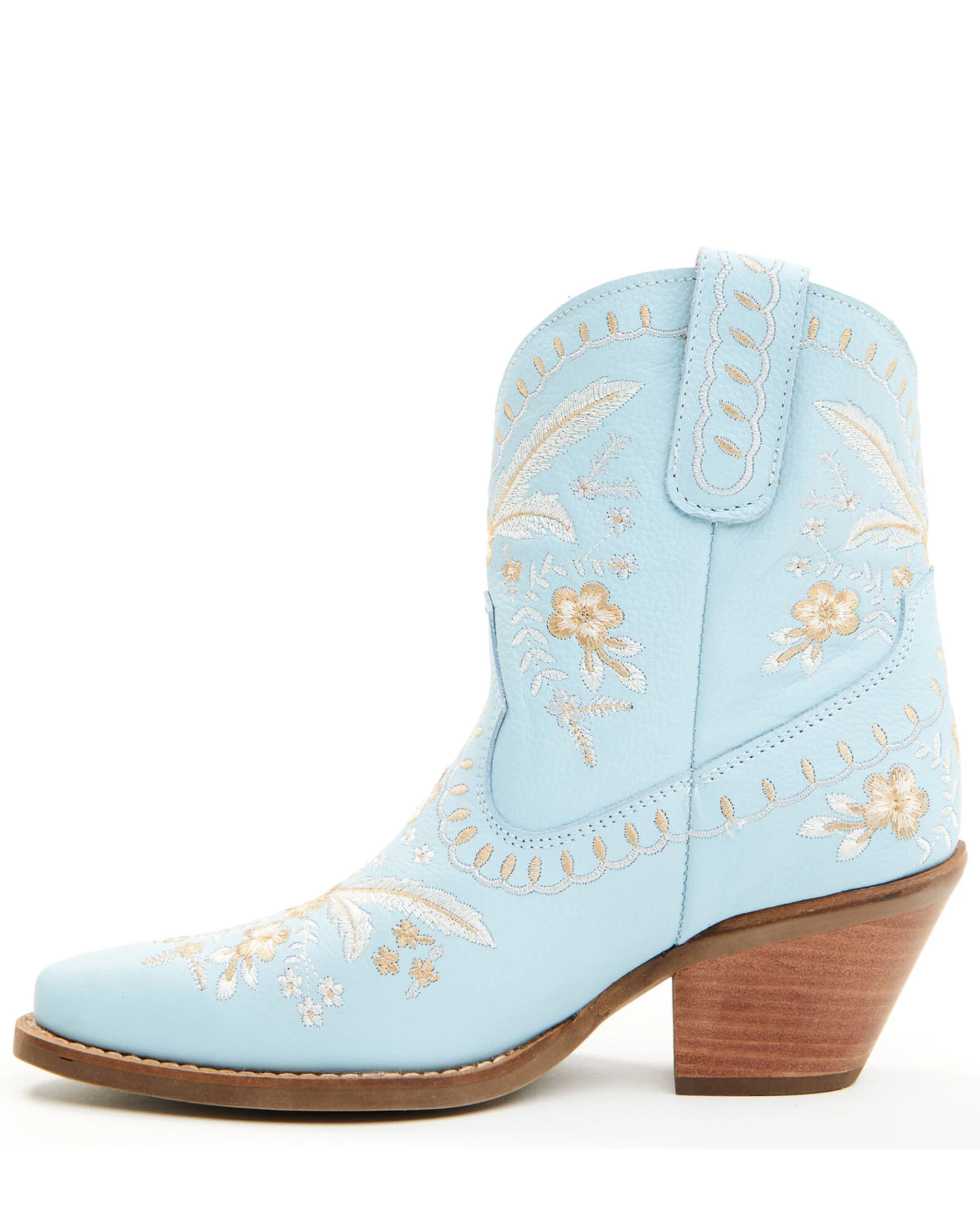 Dingo Women's Primrose Embroidered Leather Western Fashion Booties - Snip Toe 5 Dingo Women's Primrose Embroidered Leather Western Fashion Booties - Snip Toe - Image 3