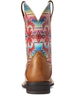 Ariat Girls' Lonestar Shock Shield Serape Stripe Western Boots - Square Toe 9 Ariat Girls' Lonestar Shock Shield Serape Stripe Western Boots - Square Toe -Best Cowboy Boot Store 2000372471 250 P3