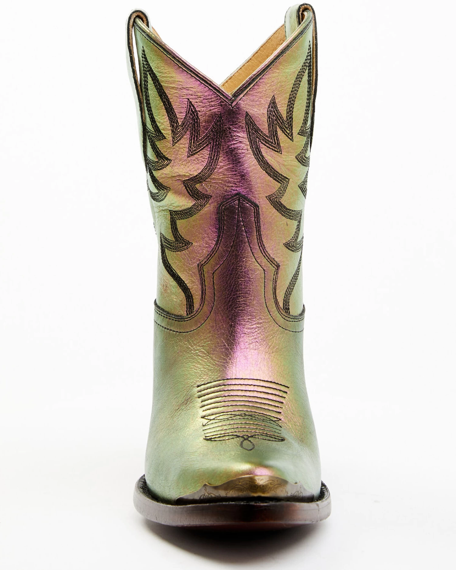 Idyllwind Women's Dazzled Iridescent Metallic Leather Booties - Pointed Toe 6 Idyllwind Women's Dazzled Iridescent Metallic Leather Booties - Pointed Toe - Image 4