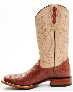 Shyanne Women's Olivia Exotic Ostrich Quill Western Boots - Broad Square Toe -Best Cowboy Boot Store 2000374976 200 P3