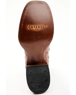 Shyanne Women's Olivia Exotic Ostrich Quill Western Boots - Broad Square Toe -Best Cowboy Boot Store 2000374976 200 P7