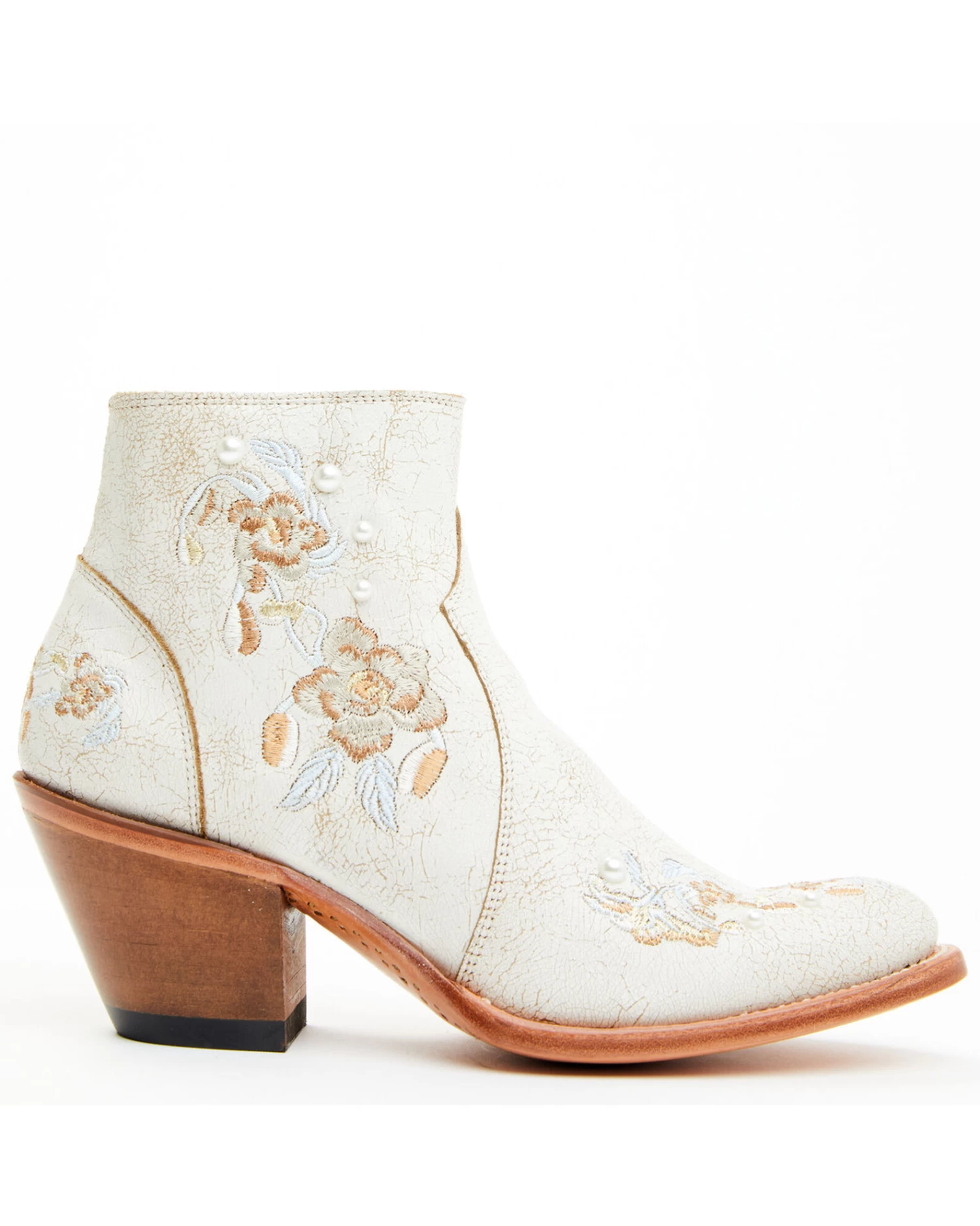 Shyanne Women's Carine Crackadela Floral Western Fashion Booties - Round Toe 4 Shyanne Women's Carine Crackadela Floral Western Fashion Booties - Round Toe - Image 2