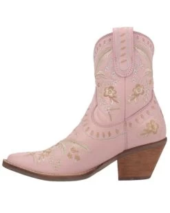 Dingo Women's Floral Western Booties - Snip Toe -Best Cowboy Boot Store 2000377453 650 P3