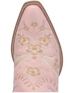 Dingo Women's Floral Western Booties - Snip Toe -Best Cowboy Boot Store 2000377453 650 P6