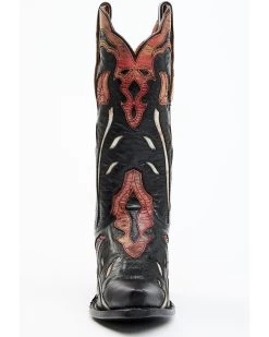 Dan Post Women's Alyssia Floral Leather Tall Western Boots - Snip Toe -Best Cowboy Boot Store 2000377481 001 P4
