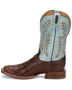 Tony Lama Men's Castillo Exotic Ostrich Western Boots - Broad Square Toe 11 Tony Lama Men's Castillo Exotic Ostrich Western Boots - Broad Square Toe -Best Cowboy Boot Store 2000379338 200 P3