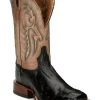 Tony Lama Men's Castillo Full Quill Ostrich Exotic Western Boots - Broad Square Toe -Best Cowboy Boot Store 2000379339 001 P1