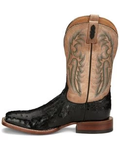 Tony Lama Men's Castillo Full Quill Ostrich Exotic Western Boots - Broad Square Toe 11 Tony Lama Men's Castillo Full Quill Ostrich Exotic Western Boots - Broad Square Toe -Best Cowboy Boot Store 2000379339 001 P3