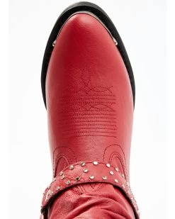 Shyanne Women's Ally Slouch Harness Fashion Boots - Medium Toe -Best Cowboy Boot Store 2000379537 600 P6