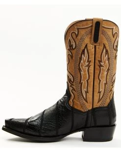 Dan Post Men's Ostrich Leg Exotic Western Boot - Snip Toe -Best Cowboy Boot Store 2000381785 001 P3