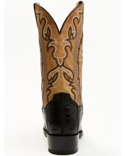 Dan Post Men's Ostrich Leg Exotic Western Boot - Snip Toe -Best Cowboy Boot Store 2000381785 001 P5