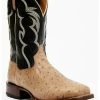 Dan Post Men's Hand Ostrich Quill Western Boots - Broad Square Toe