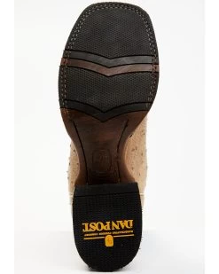 Dan Post Men's Hand Ostrich Quill Western Boots - Broad Square Toe -Best Cowboy Boot Store 2000381788 100 P7