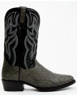 Dan Post Men's Exotic Full-Quill Ostrich Western Boots - Round Toe -Best Cowboy Boot Store 2000381795 020 P2