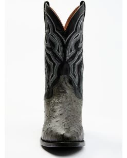 Dan Post Men's Exotic Full-Quill Ostrich Western Boots - Round Toe -Best Cowboy Boot Store 2000381795 020 P4