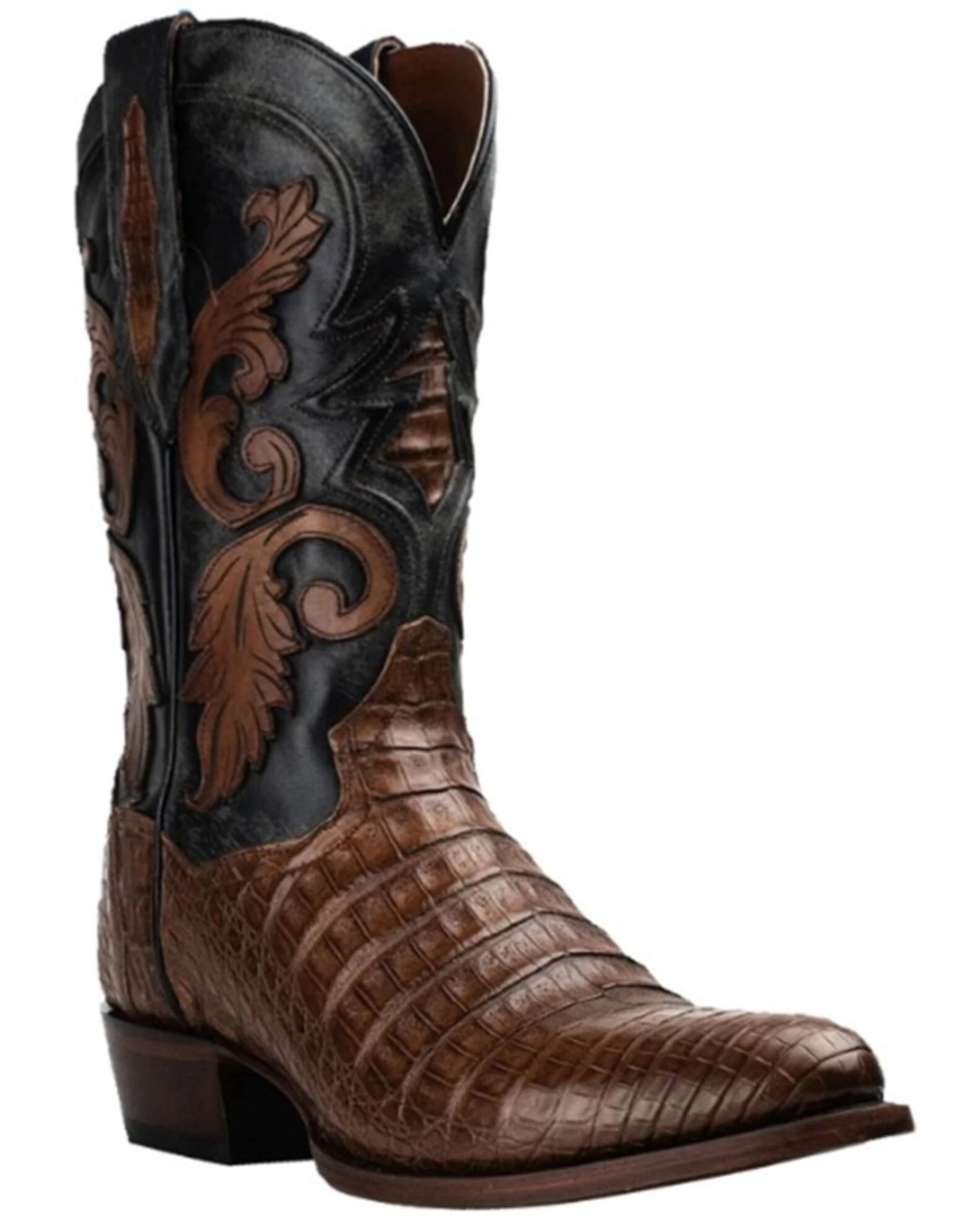 Dan Post Men's Socrates Caiman Exotic Western Boots - Medium Toe 3 Dan Post Men's Socrates Caiman Exotic Western Boots - Medium Toe