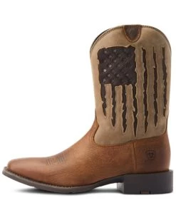 Ariat Men's Sport My Country VentTEK Western Performance Boots - Broad Square Toe -Best Cowboy Boot Store 2000383684 200 P2