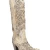 Corral Women's Inlay Western Boots - Snip Toe