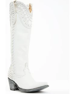 Boot Barn X Double D Women's Exclusive Bridal Pearl Western Bridal Boots - Snip Toe