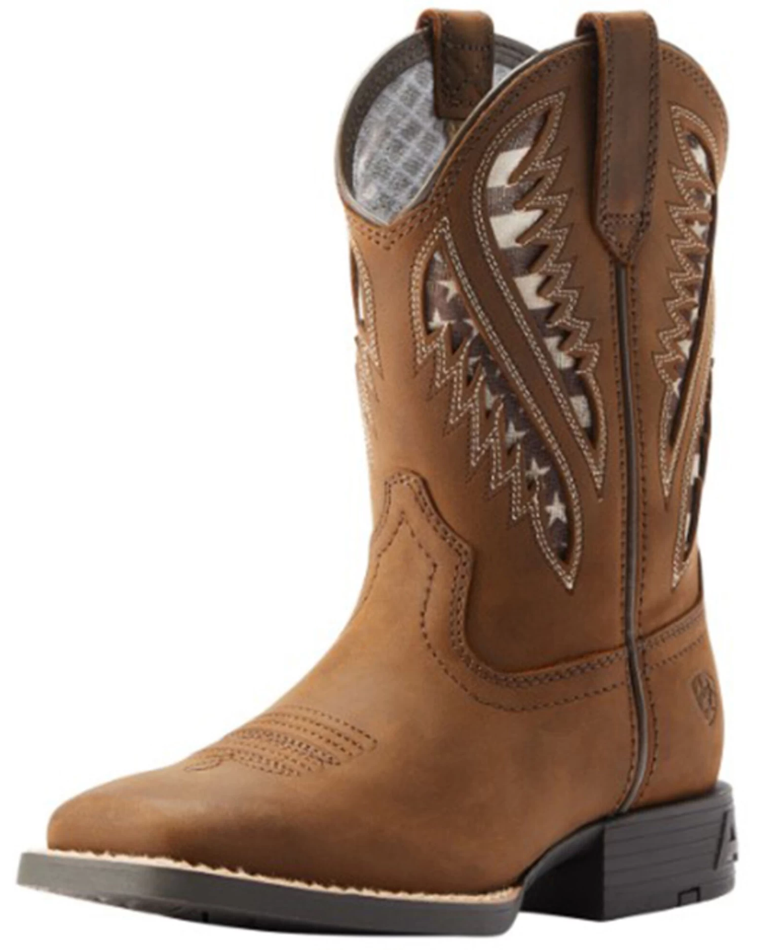 Ariat Girls' VentTEK Western Boots - Broad Square Toe 3 Ariat Girls' VentTEK Western Boots - Broad Square Toe