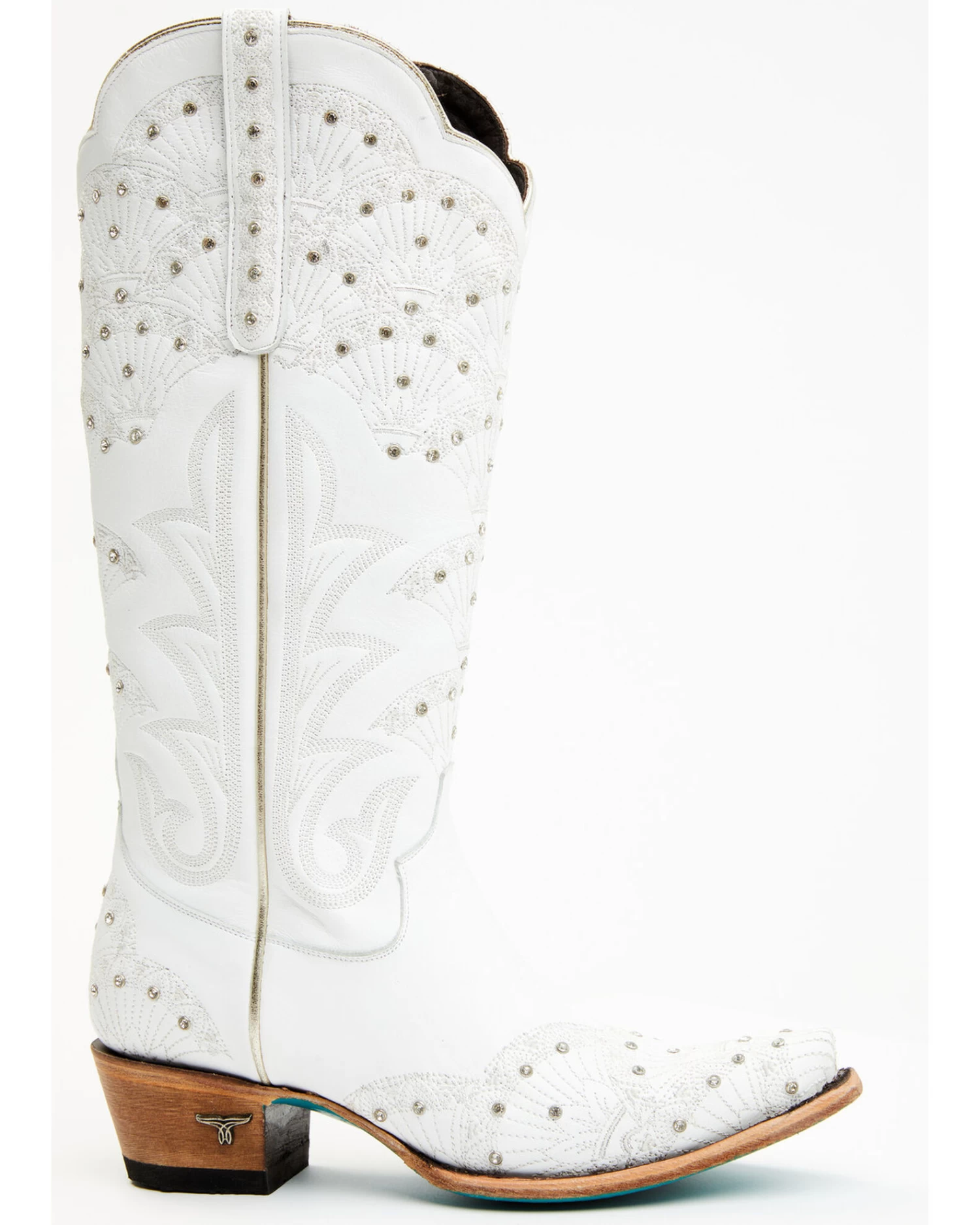 Boot Barn X Lane Women's Exclusive Calypso Leather Western Bridal Boots - Snip Toe 4 Boot Barn X Lane Women's Exclusive Calypso Leather Western Bridal Boots - Snip Toe - Image 2