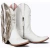 Lane Women's Fringe Star Western Boots - Snip Toe