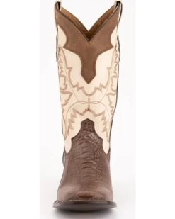 Ferrini Men's Nash Exotic Ostrich Leg Western Boots - Square Toe -Best Cowboy Boot Store 2000394323 200 P4