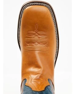 Hondo Boots Men's Crazy Horse Western Boots - Broad Square Toe -Best Cowboy Boot Store 2000394560 280 P6