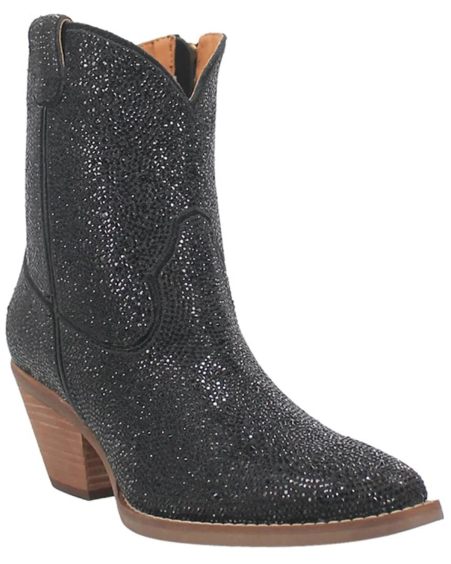 Dingo Women's Rhinestone Western Fashion Booties - Medium Toe 3 Dingo Women's Rhinestone Western Fashion Booties - Medium Toe