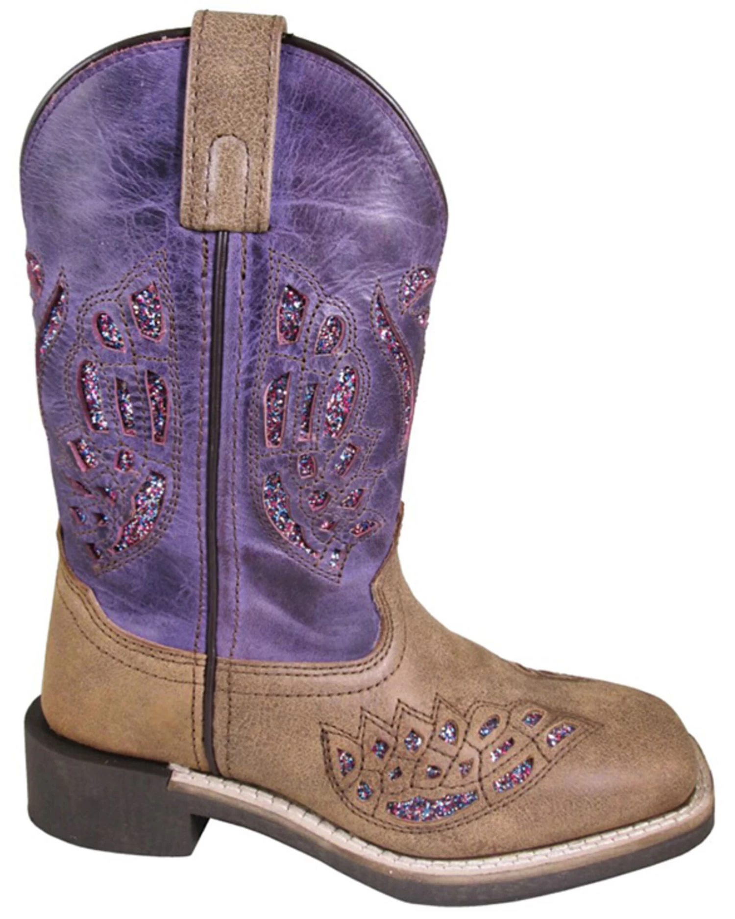 Smoky Mountain Toddler Girls' Trixie Western Boots - Broad Square Toe 3 Smoky Mountain Toddler Girls' Trixie Western Boots - Broad Square Toe