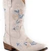 Roper Little Girls' Riley Floral Western Boots - Snip Toe
