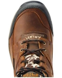 Ariat Women's Cow Print Terrain Waterproof Boots - Round Toe  -Best Cowboy Boot Store 2000397380 200 P4